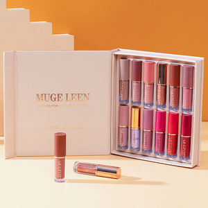 12 Set Skin Brighten Nude Lip Gloss Base Oil Material Base suave Long Wear Lip Makeup Primer Vitamina E para Sweet Sexy Lip - Product Image 5