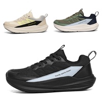 Chaussures de course et de basketball légères personnalisées pour couple, avec plaque en carbone, maille respirante, semelle intermédiaire en EVA et amorti antidérapant