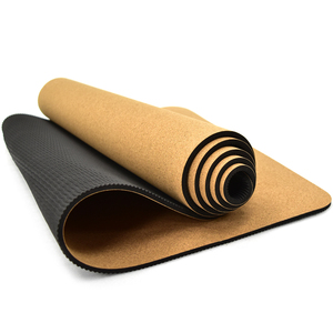Tapis de yoga LEECORK en liège organique antidérapant et TPE, écologique, pour la gym et la maison - Product Image 2
