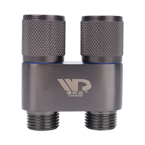 วาล์วแยกน้ำ 2 ทาง รุ่น High Fit Standard G1/2 นิ้ว (4 มินิท) ชุดอุปกรณ์สำหรับโถสุขภัณฑ์ พร้อมระบบควบคุมแยกอิสระ ผิวเคลือบโครเมียม - Product Image 6