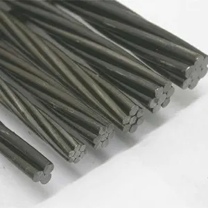 Personalizado de acero de alto carbono, varilla de Material de la cuerda de alambre de acero gal