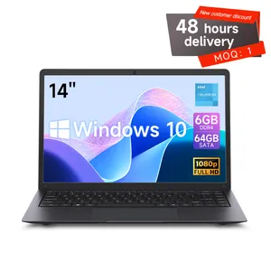 48 Hours Delivery 14 Inch Win 11 Laptops Core N3350 2.4Ghz 6GB RAM 64GB ROM Notbook Pc Computer Cheap Laptop