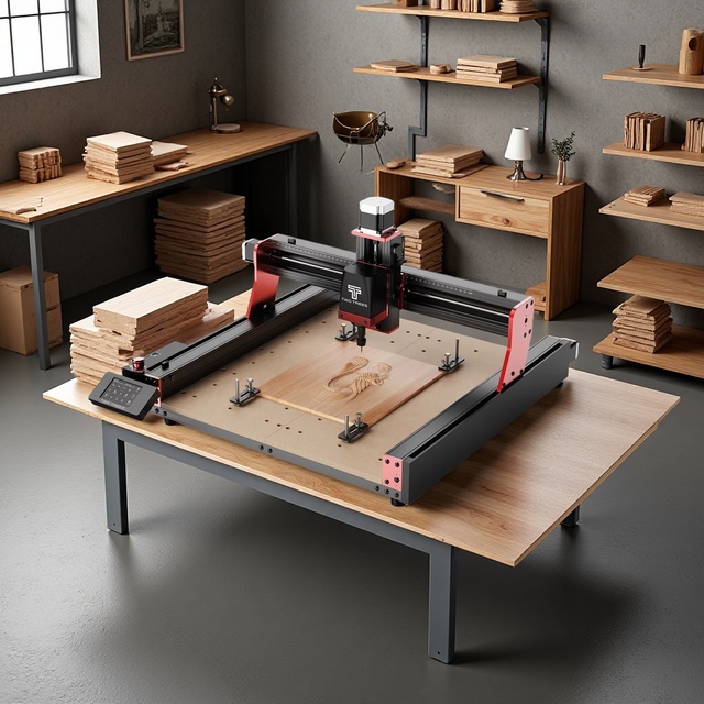 TTC450 Pro Woodworking CNC Router WiFi USB Connectivity CNC Machine for Plywood MDF Acrylic Carbon Fiber