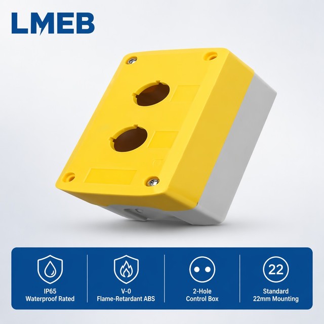 IP65 Waterproof 3A Elevator Power Start Button Switch Control Box Emergency Stop 250V Plastic Electrical Box
