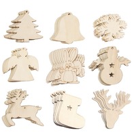 Ornements floraux en bois découpés au laser, tons clairs, décoration de Pâques et de printemps, découpes inachevées, 24 pièces, 3,5x3, artisanat en bois