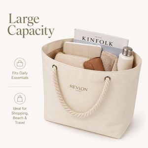 High Quality <b>Thick</b> Canvas Shopping Tote Bag Custom Two-tone Print Foldable Reusable Supermarket Grocery <b>Rope</b> Handle Bag - Product Image 4