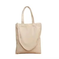 Grand sac fourre-tout en toile à double poignée avec poignées noires, fermeture éclair robuste pour étudiants, logo personnalisé, voyage, couleur verte