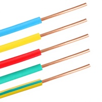 Cable Eléctrico BV de Cobre Sólido de un Solo Núcleo, 16 AWG, 0.5mm, THHN/THWN, 450/750V, 100m, IP20, para Construcción y Hogar