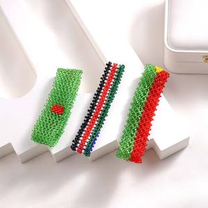 Bracelets en perles élastiques personnalisés avec drapeaux nationaux, vente chaude, bijoux faits à la main, cadeau de la liberté, style ethnique, <span class=keywords><strong>bracelet</strong></span> en perles de graines - Product Image 3