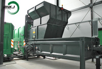 Compacteur de déchets à pression directe électrique horizontal de type split RNKJ pour la collecte et le transfert des ordures
