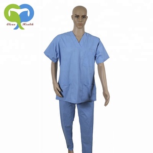 gommage d'hôpital d'infirmière médicale frotte des uniformes hommes femmes hôpital vêtements vêtements patient blouse d'hôpital - Product Image 4
