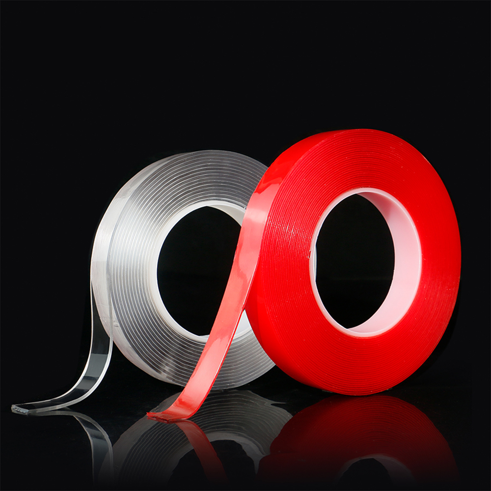 Repair Glue Red Film Double Sided Self Adhesive Tape for Glass Red PET Adhesive Acrylic Tape Adhesive Double Side Tape