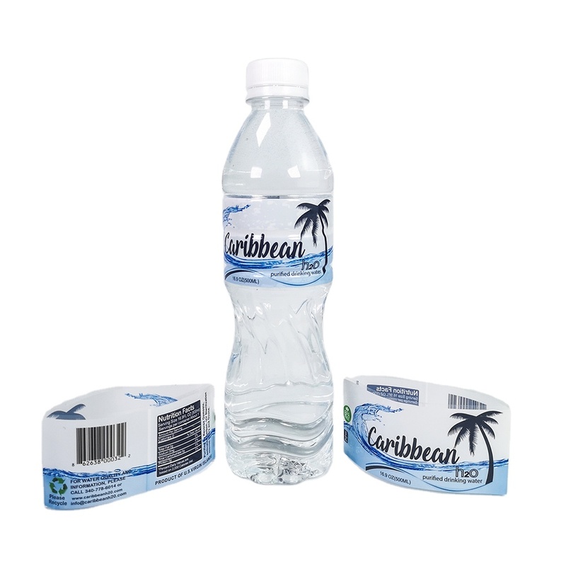 Pvc Transparent Printing clear Bottle Water