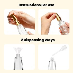 High-end Unique Design Recyclable Empty Fancy Tube Shape <b>Mini</b> Clear Glass Spray Perfume <b>Bottle</b> 10ML - Product Image 3