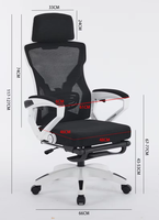 Silla de Oficina Ergonómica Giratoria de Malla con Respaldo Alto, Diseño Moderno, Silla Ejecutiva para Juegos y Trabajo en Computadora, Personalizable de Fábrica