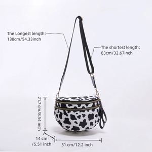 Riñonera de nailon impermeable jumbo personalizada, bandolera unisex para viajes al aire libre Keymay - Product Image 6