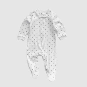 ชุดรอมเปอร์เด็กอ่อนแบบมีซิป ผลิตจากใยไผ่ ปี 2025 สำหรับเด็กแรกเกิด ชุดนอนบอดี้สูทสำหรับฤดูหนาว พร้อมบริการดรอปชิปปิ้ง - Product Image 4