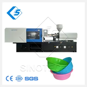 Horizontal plastic bathe tub basin injection making molding machine