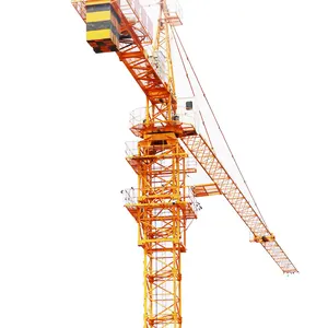 टोकिट टावर क्रेन उत्पाद चीन 6 टन बिक्री के लिए फ्लैट टॉप टावर क्रेन निर्माण का उपयोग किया