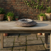 Vente en gros de jardinières manuelles en rotin pour balcon extérieur, jardin domestique, plantation de plantes succulentes et de cactus