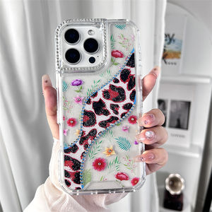 Offre Spéciale mignon fleur imprimé diamant décoration étui de téléphone <span class=keywords><strong>incassable</strong></span> pour INFINIX Smart <span class=keywords><strong>10</strong></span> PLUS - Product Image 3