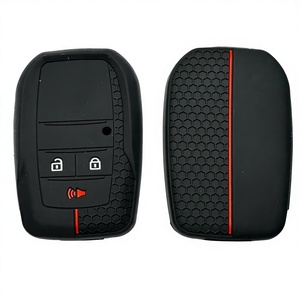 Housse de clé de voiture en silicone pour <span class=keywords><strong>Toyota</strong></span> Hilux 2024 Yaris Corolla <span class=keywords><strong>2023</strong></span> Rav4 2021 CHR Revo Auris Innova Highlander Venza Fortune - Product Image 1