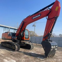 Excavatrice Intermédiaire Originale Doosan DX225 22t à Commande Pilote, Faible Taux de Défaillance, Idéale pour le Nivellement Routier et les Travaux de Système de Canalisations Fluviales – Vente Directe Usine