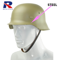 Casque REVIXUN M42 en acier léger haute résistance, protection de la tête pour le jeu CS, entraînement tactique II, style allemand, taille personnalisée