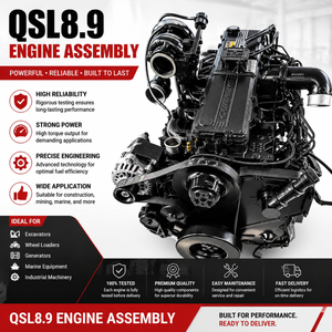 Ensemble moteur diesel QSL8.9 complet pour engins de construction, chargeurs, générateurs et camions - Product Image 3