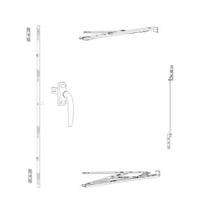 TB-WK103-12-600 soluzione del sistema <span class=keywords><strong>Hardware</strong></span> delle finestre in alluminio Upvc - Product Image 3