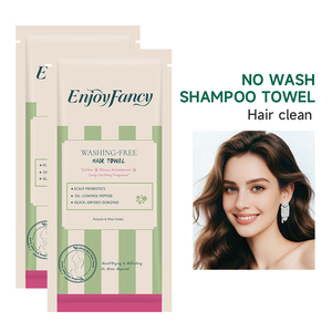 VIPABC No-Rinse <strong>Shampoo</strong> Towel <strong>with</strong> <strong>Moisturizing</strong> &amp; Oil Control for All Hair Types-Fluffy Texture - Product Image 2