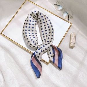 Señoras pañuelos de otoño y el invierno dulce chiffon Cuello pequeño tubo bufanda para mujer elegante carrera Decoración - Product Image 3