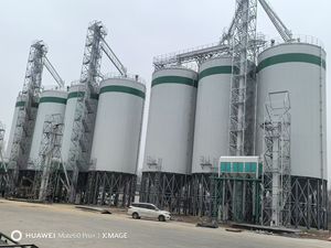 Professional SolisFer Ltd 1000 Tons Hot-dip Galvanized Steel Grain Storage Silo Maize Wheat Paddy Rice Ventilation System Henan - Product Image 3