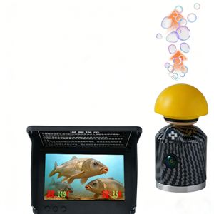 Drone <span class=keywords><strong>de</strong></span> pêche portable <span class=keywords><strong>en</strong></span> plastique moulable avec détecteur <span class=keywords><strong>de</strong></span> poissons, libération d'appâts, caméra sous-marine, treuil télécommandé, étanche IP68, 8000 mAh - Product Image 5