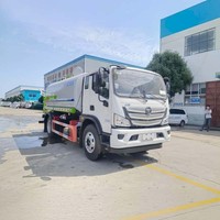 Camion arroseur Foton 4X2, camion de nettoyage routier, camion-citerne à eau de 12 tonnes, camion d'arrosage de jardin à vendre
