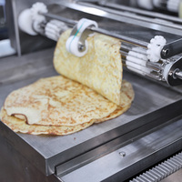 Machine à crêpes automatique industrielle de table, appareil électrique commercial pour étaler les crêpes, machine à faire des crêpes pour boulangerie et restaurant