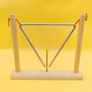 High Quality Percussion <b>Instruments</b> 6 Inch Multifunctional Triangle Bell Kindergarten <b>Musical</b> Toy Early Education Teaching Aids - Product Image 5