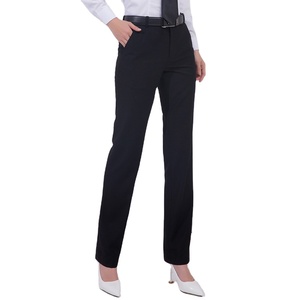<strong>Women's</strong> Summer Office Casual Business <strong>Pants</strong> with Flat Front Mid Waist-<strong>for</strong> <strong>Formal</strong> Business Outfit - Product Image 4