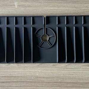 Tapis anti-éclaboussures pour évier de cuisine, tapis anti-éclaboussures en silicone derrière le robinet pour évier de cuisine tapis d'égouttage pour évier de salle de bain - Product Image 3