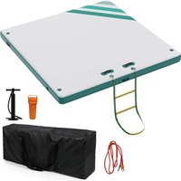 Bateau pneumatique gonflable en PVC Drop Stitch pour jet ski, usage hôtelier et maritime, avec échelle, 5-10 passagers, série DT