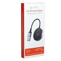 Caja adaptadora CarPlay inalámbrica 2 en 1, actualización en línea, Android, Auto, USB, Plug Play, Dongle, caja Carplay inteligente