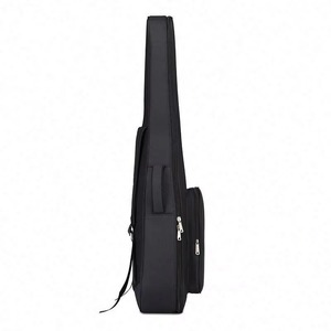Échantillon gratuit, vente en gros, sac de guitare électrique Oxford imperméable sur mesure, rembourré 15 mm, noir, pour guitare basse - Product Image 4