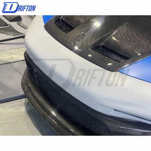 กันชนหน้าคาร์บอนไฟเบอร์แห้ง3สไตล์สำหรับ Porsche 992 911 Carrera S
