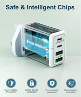 OEM ODM 40W USB C Multi-port Travel Charger Android Universal Portable USB Fast Charge untuk iphone samsung S23