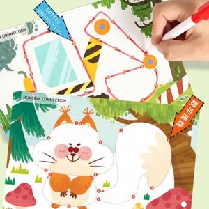 El Mejor Regalo para Niños, Libro de Actividades para Practicar el Control del Lápiz, Formas, Líneas, Aprendizaje Temprano Divertido, Libro de Actividades Reutilizable - Product Image 6
