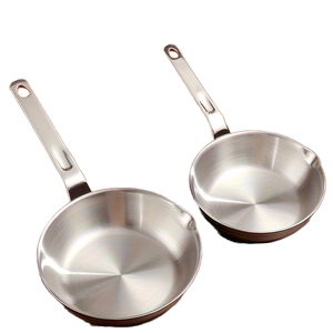 316 Stainless Steel Multi-layer Bottom Frying Pan <b>Egg</b> Frying Pan Flow-through Opening 1-2L Capacity <b>Eco</b>-Friendly Durable Gas - Product Image 1