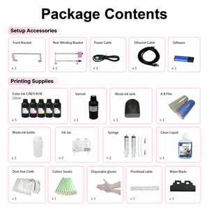 Pink A2 42cm 17inch XP600 UV DTF Printer Hyper-Long Life Printhead 2-Sided Color Mode Beginner Roll-To-Roll <b>Printing</b> <b>Machine</b> - Product Image 6