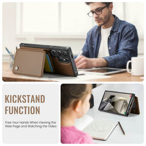 Étui en Cuir <span class=keywords><strong>CaseMe</strong></span> pour <span class=keywords><strong>Samsung</strong></span> S25 Edge S24 FE A16 A15 A55 A53, Portefeuille RFID Détachable et Fente pour Cartes, Housse pour <span class=keywords><strong>Samsung</strong></span> S25 <span class=keywords><strong>Ultra</strong></span> - Product Image 4