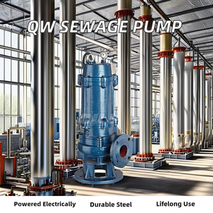 Máy bơm nước thải chìm điện hạng nặng <span class=keywords><strong>QW</strong></span> với dao mài, máy bơm một tầng áp suất thấp, tùy chỉnh OEM - Product Image 6