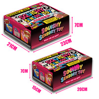 Coffret Mystère de Jouets Squishy en Maltose à Montée Lente, Anti-stress Réaliste Fraise Multi-formes Super Solide à Presser pour Soulager le Stress